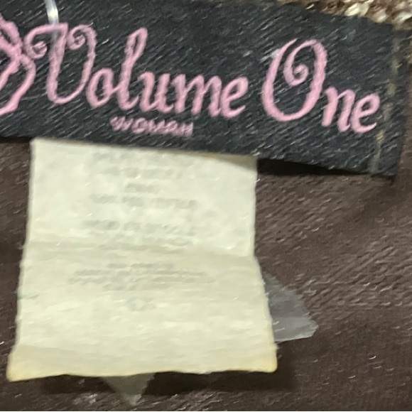 Brown Patterned Mini Dress - Picture 2 of 8